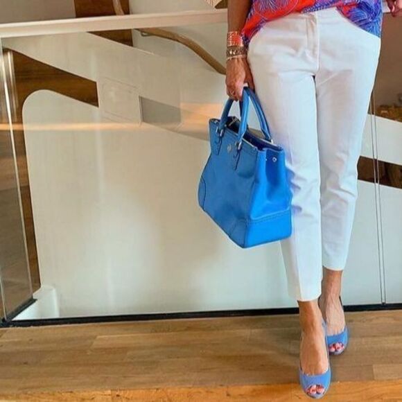 Tory Burch Robinson Double-Zip Tote Saffiano Leather Double-Zip Tote bag READ - Picture 6 of 16